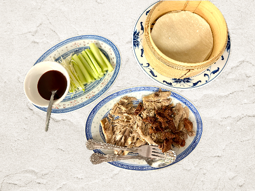 Crispy Aromatic Duck With Pancakes